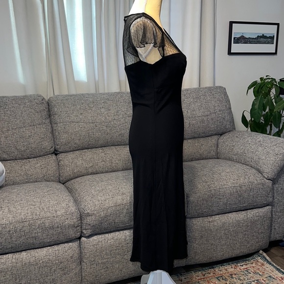 Moda International Black Lace Dress Size 8 - Picture 4 of 9